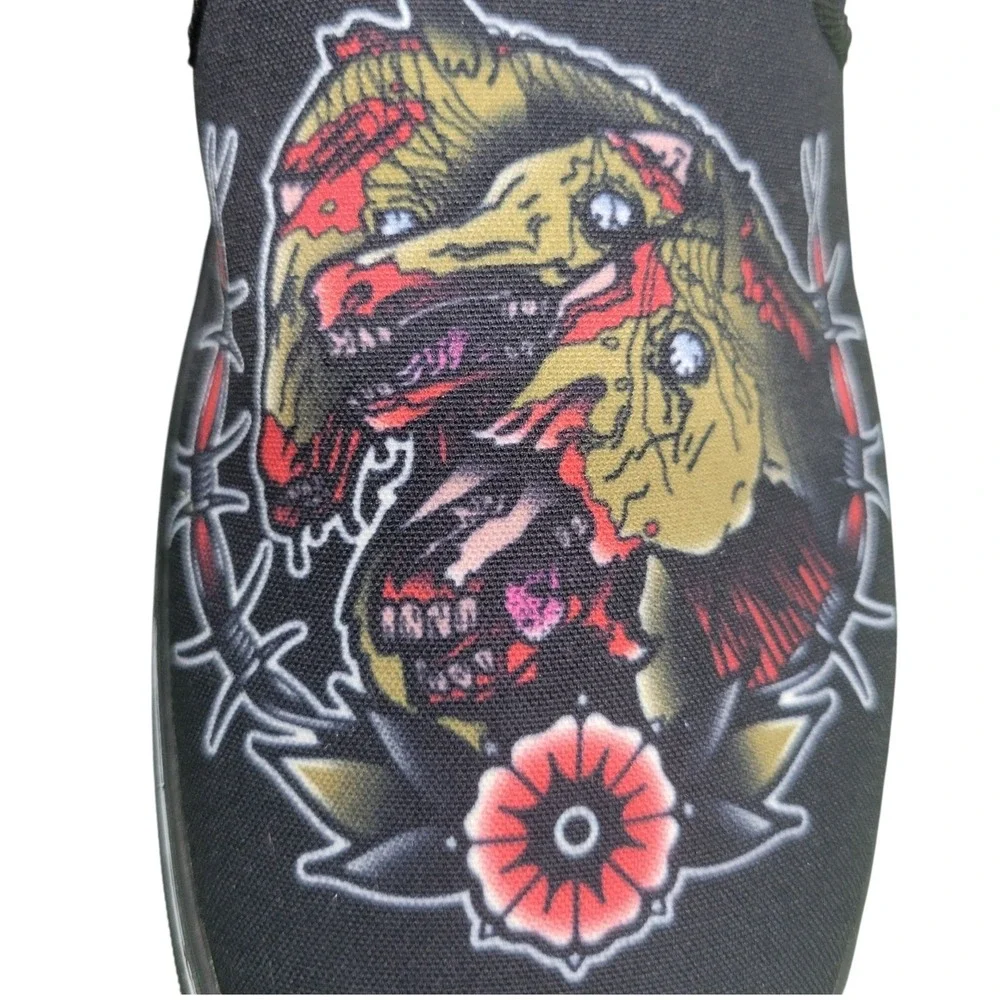Last Light Apparel Undead Pharaohs Horses Slip On Shoes Black Mens 10 HG9239‎